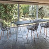 Forest dining chair with Iroko upholstered legs Powder Grey