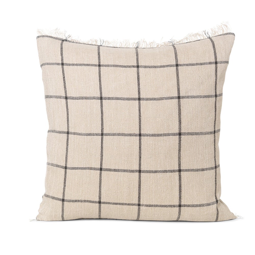 Calm Cushion Cover 50x50 - Camel / Black Ferm Living