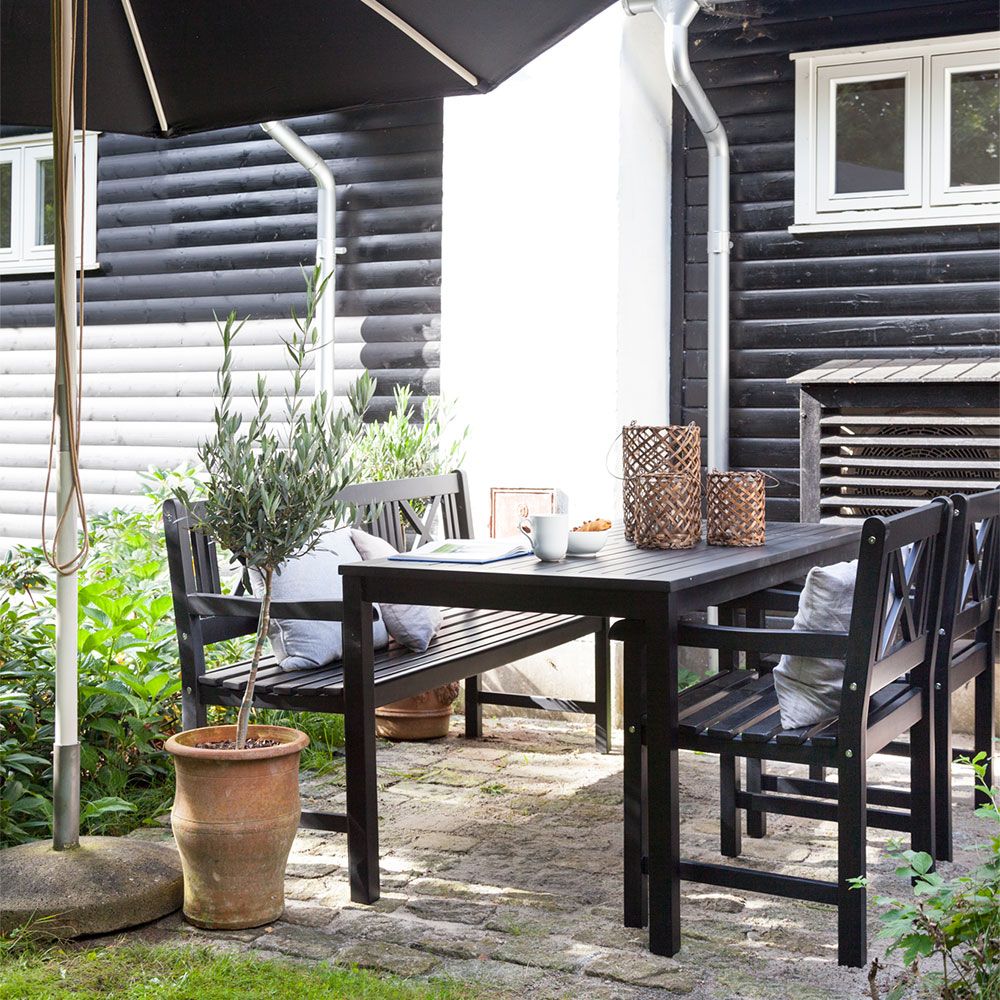 Rosenborg armchair black mahogany