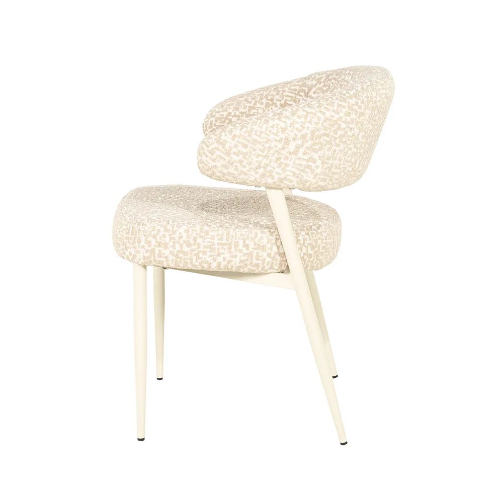 Dining Chair Miso Taupe with armrest
