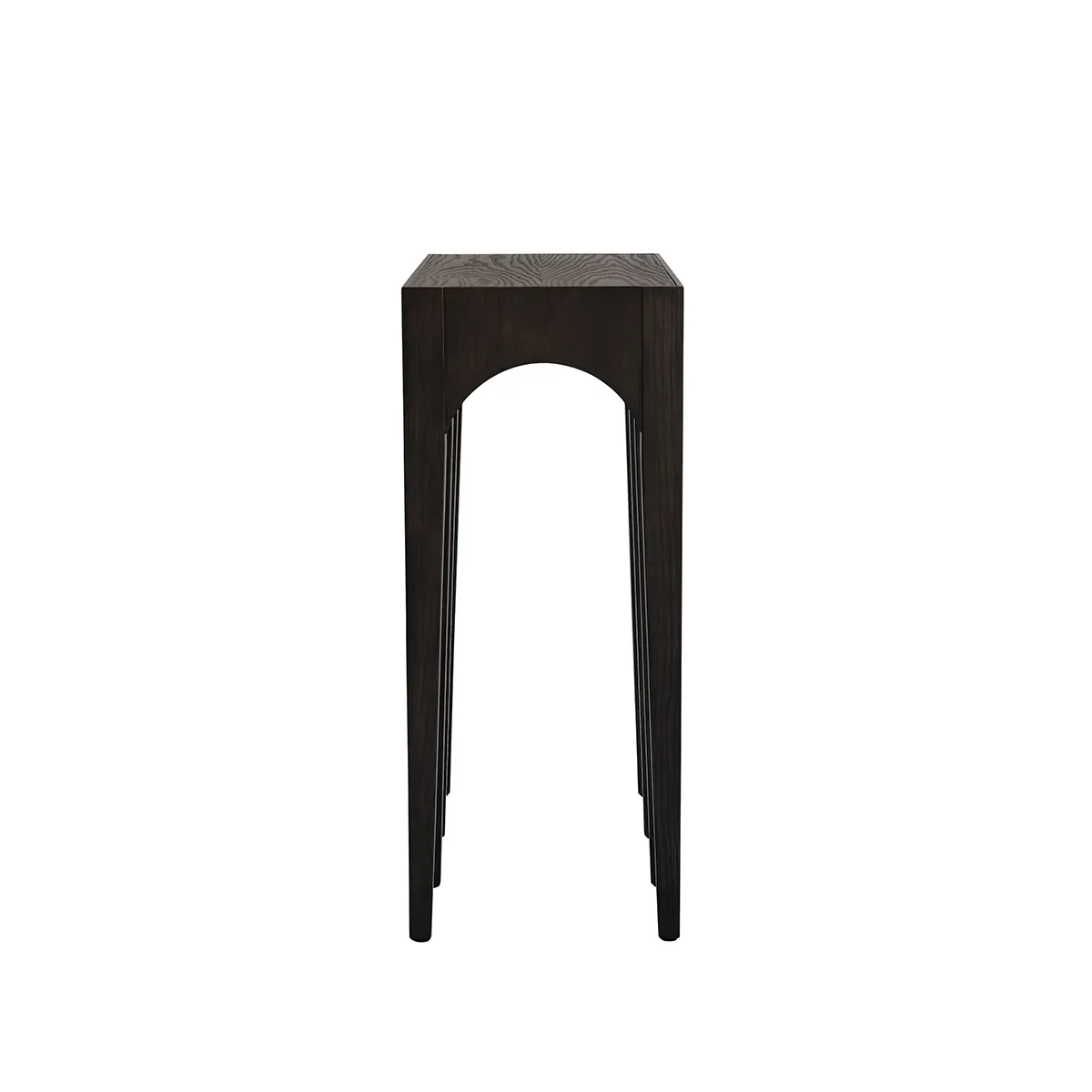 Bow Console - Coffee Black Oak