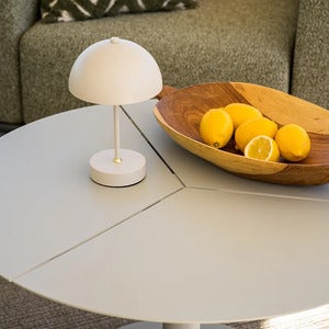 Peace lounge 46 coffee table 80 cm light grey 