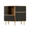 Audacious Highboard Cabinet Oak/Shadow