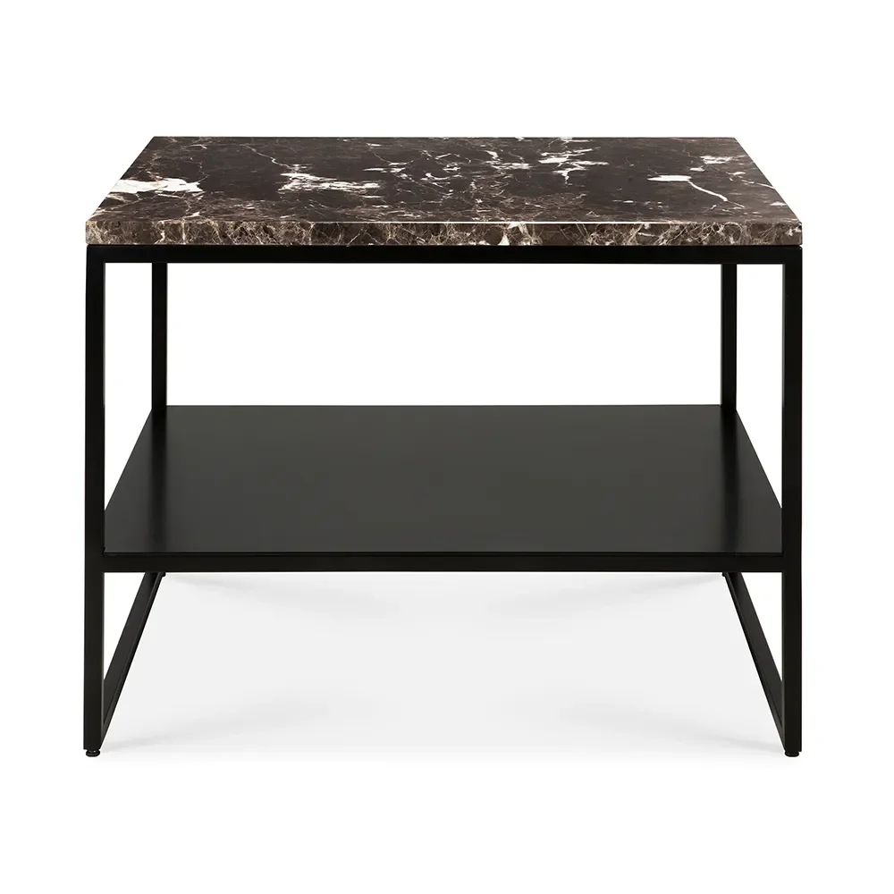 Stone Side table Dark Emperador 