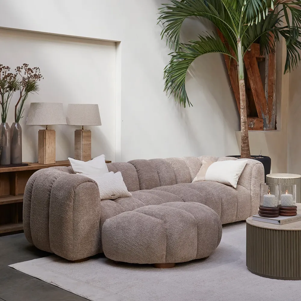 Vicenza 3,5-seater sofa natural