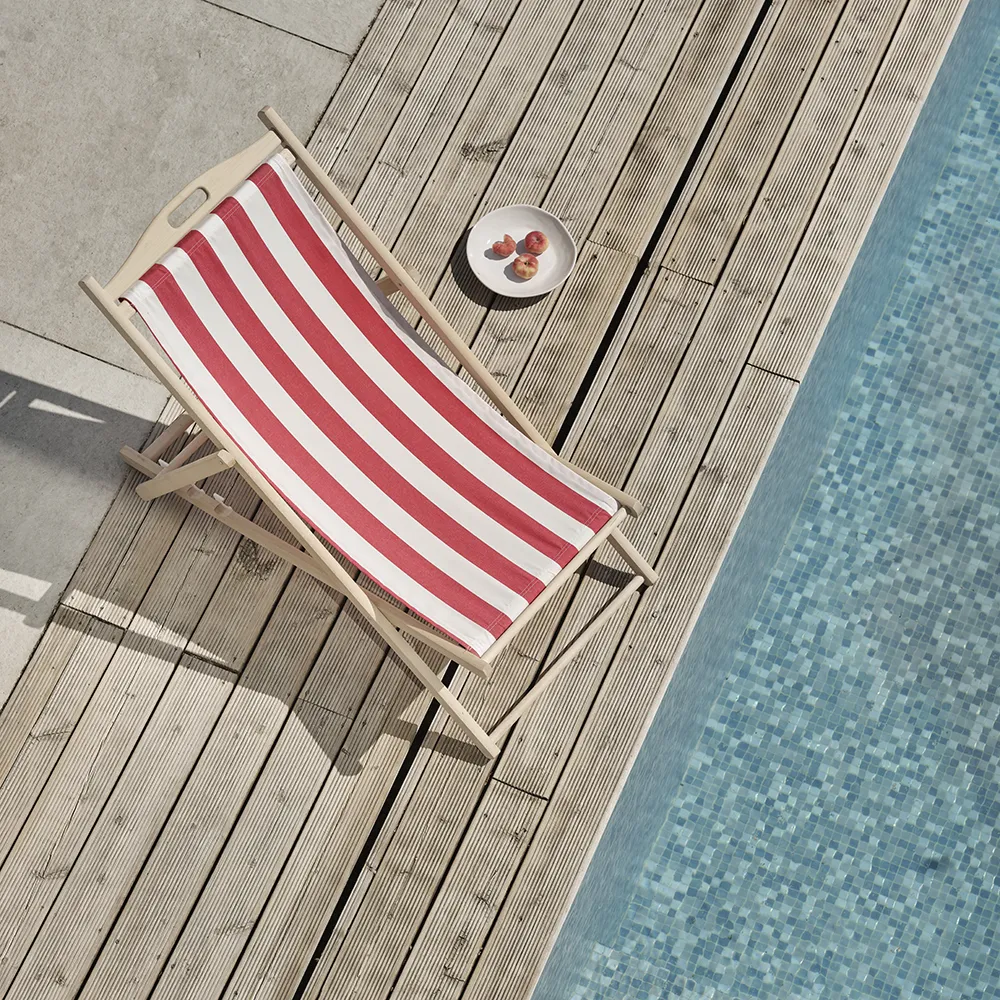 Dingla beach chair Red/White