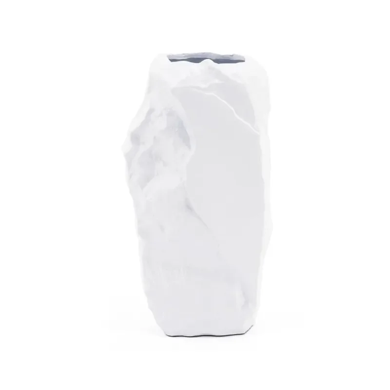 Pedra small 14x14x27 cm aluminium white