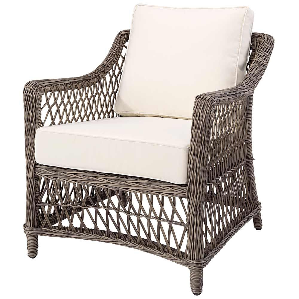 Marbella armchair in synthetic rattan