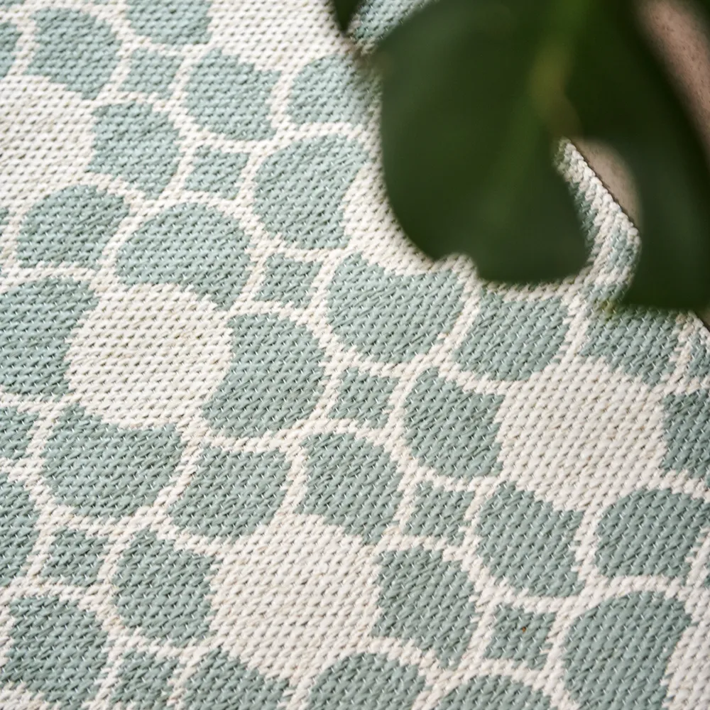 Anya rug Misty Mint/Vanilla 70 x 100 cm