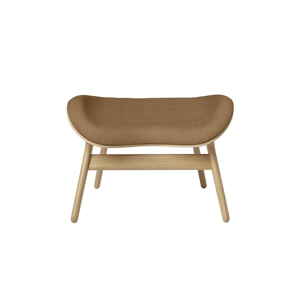 A Conversation Piece Ottoman Footstool Oak/Sugar Brown