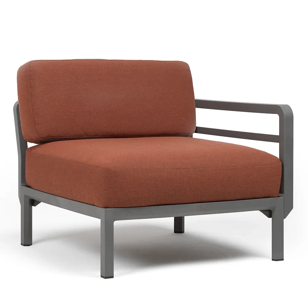 Maximo End Unit Basalto-Cannella