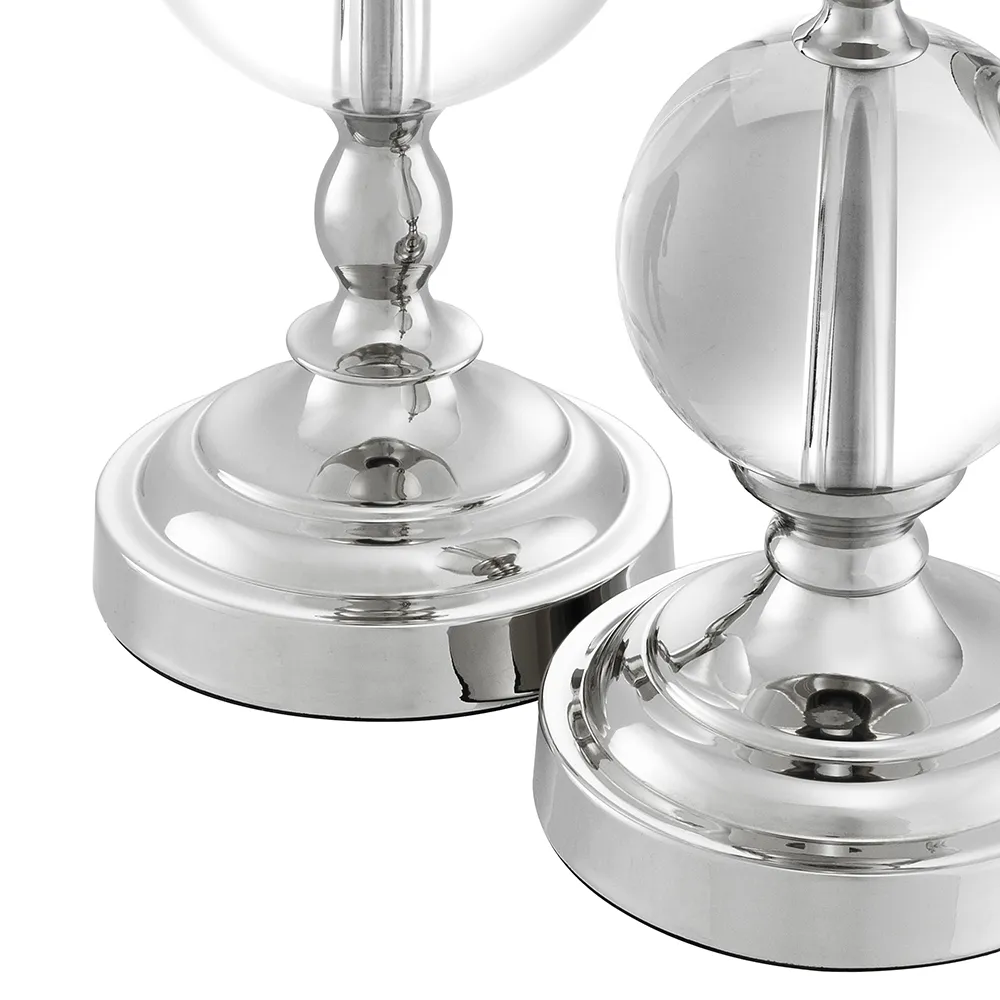 Zamora Nickel Finish Set of 2