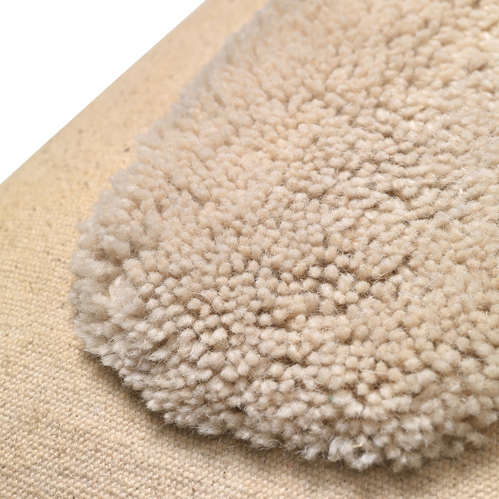 Lay Cushion 50x50 Sand/Off-white