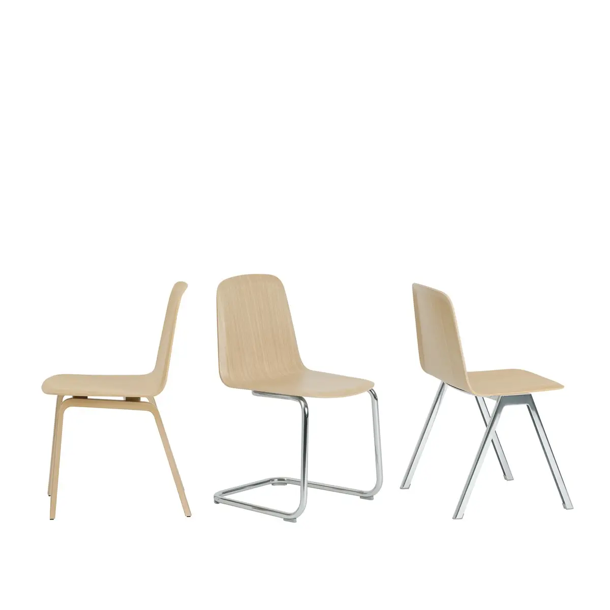  Brink Chair Oak/Chrome