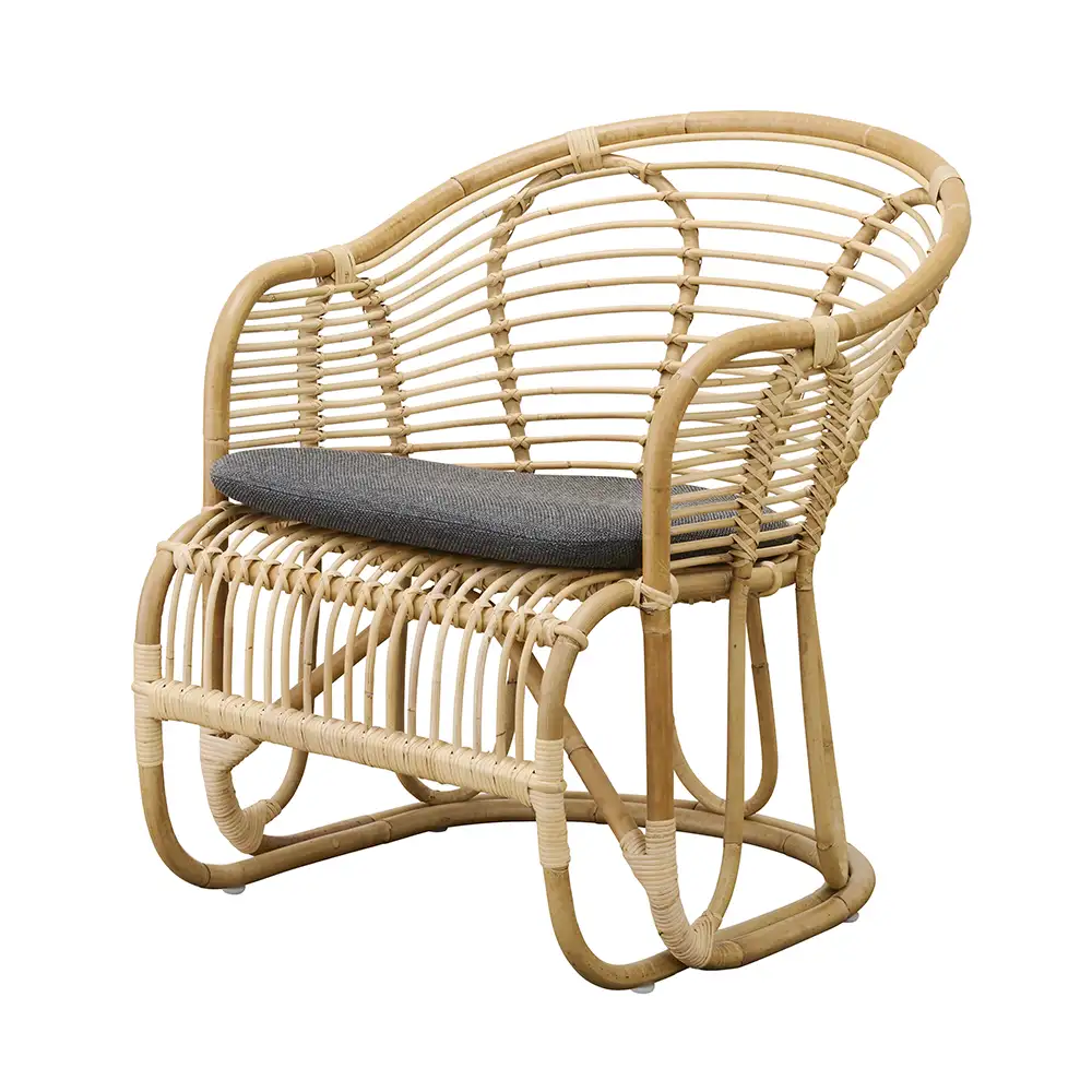 Swing armchair rattan