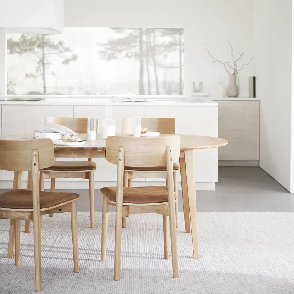 Wolcott dining chair oak/brown