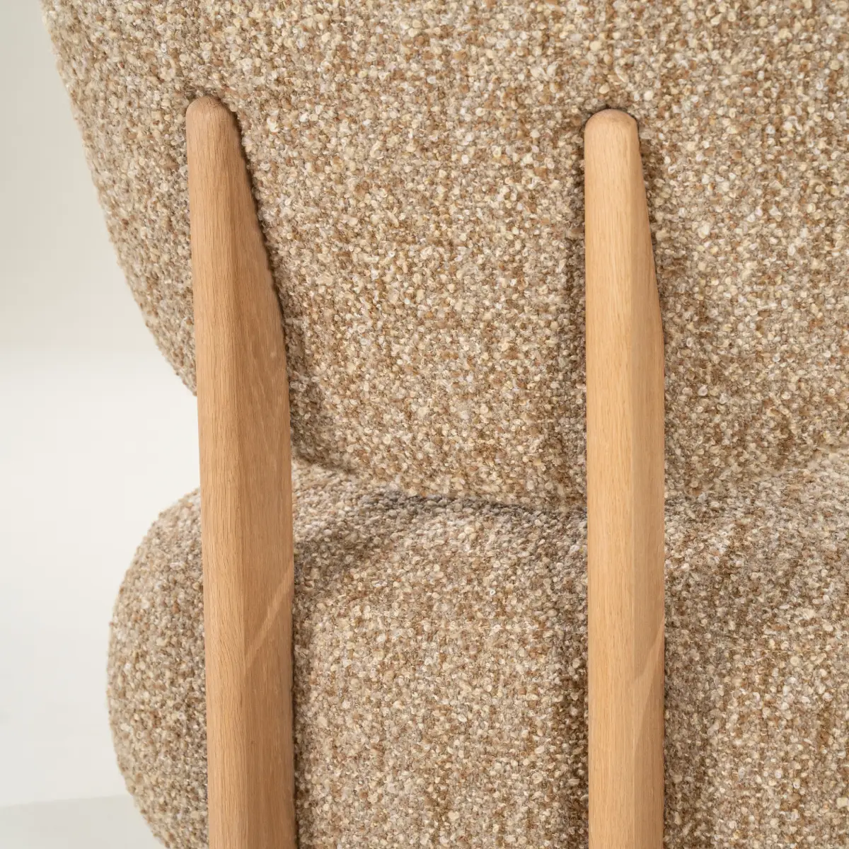 Reza natural Armchair - taupe Bay