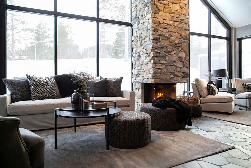 Cortina Footstool 60 Cm Coelle Grey