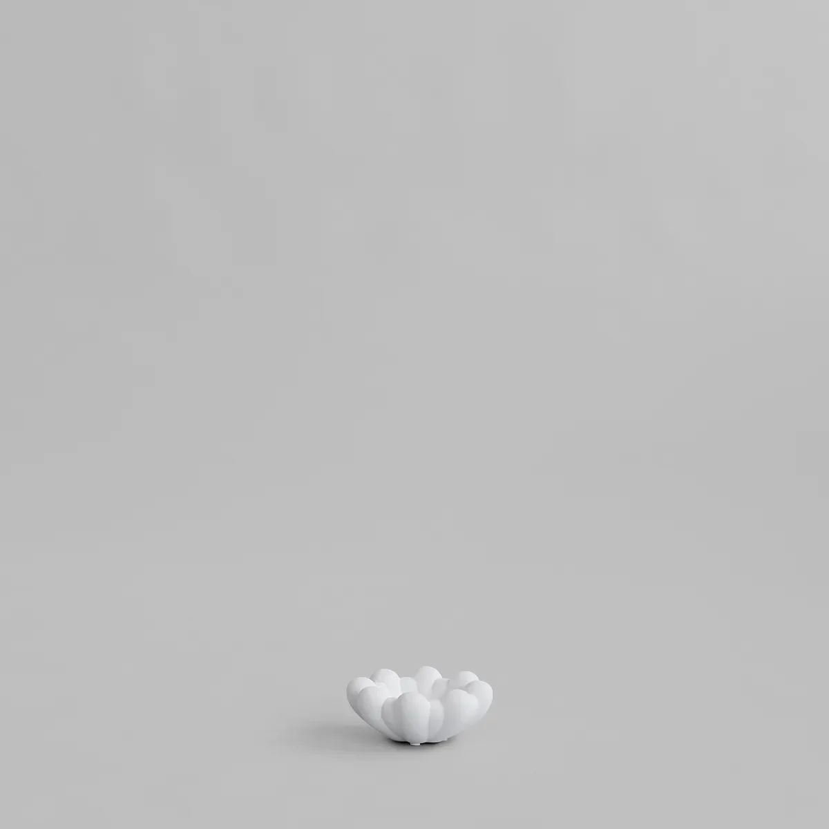 Handmade Decorative Bowl Bloom Bone White Ø 15,5 cm