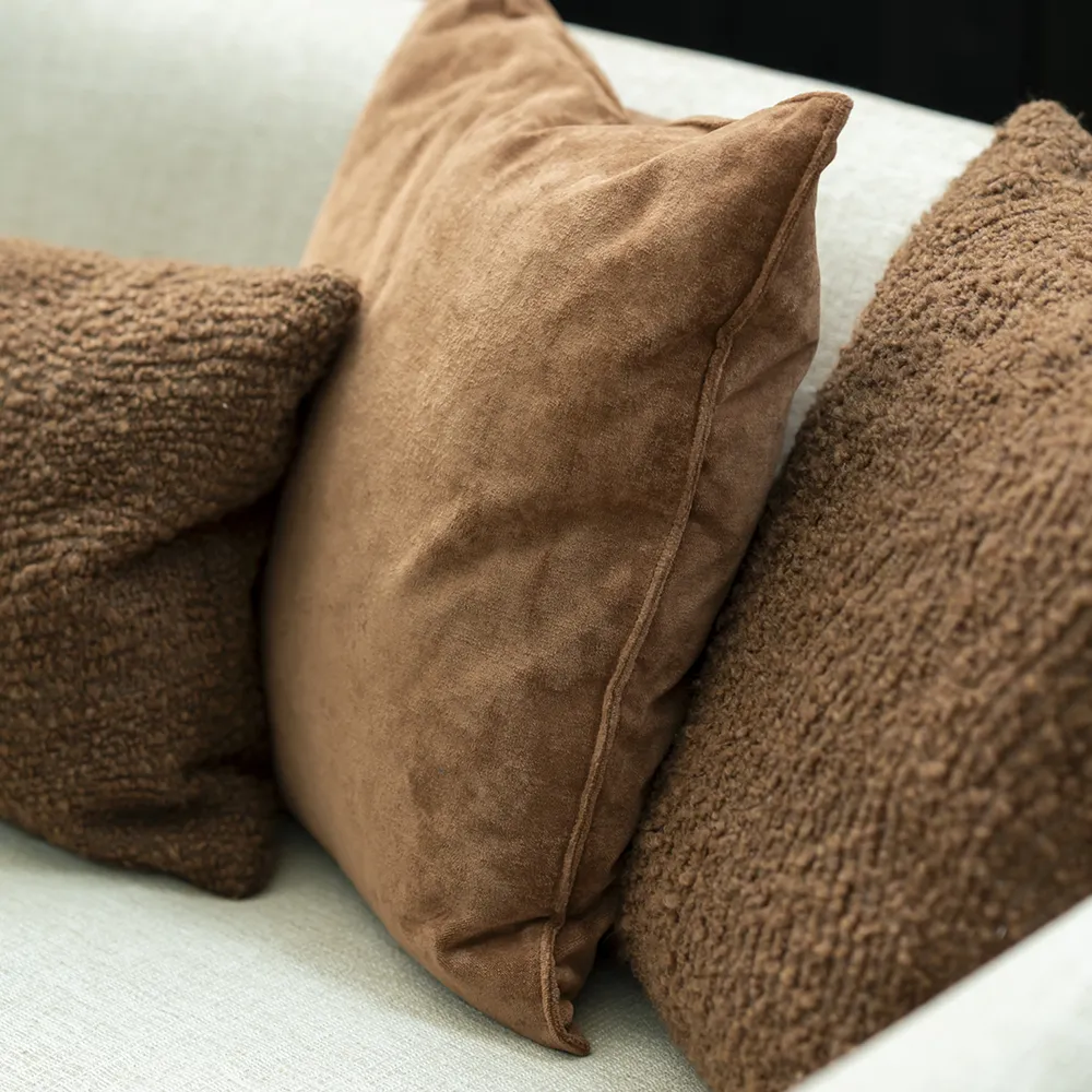 Cushion Wave 50x50 cm Cinnamon