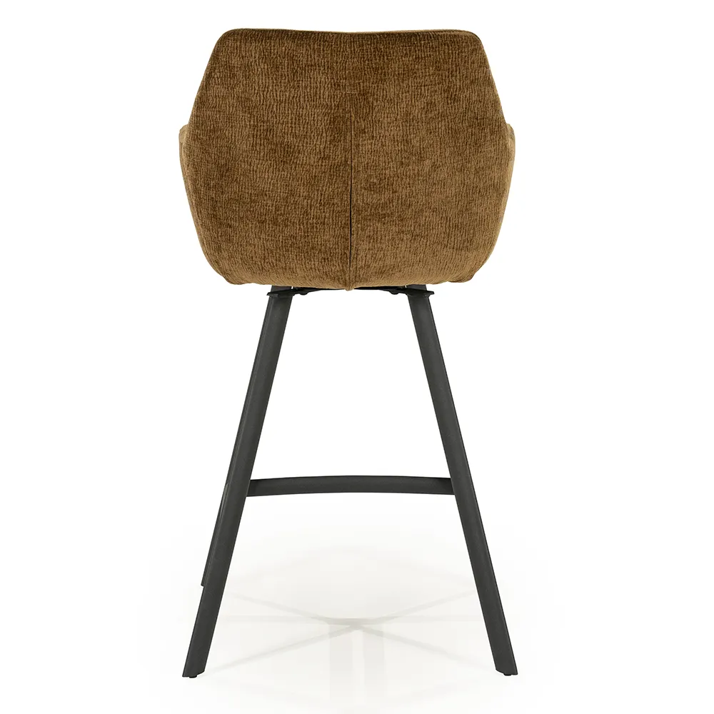 Bliss barstool with armrests - mustard