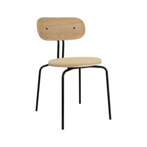 Curious Dining Chair Oak/Black Metal Summer Shine