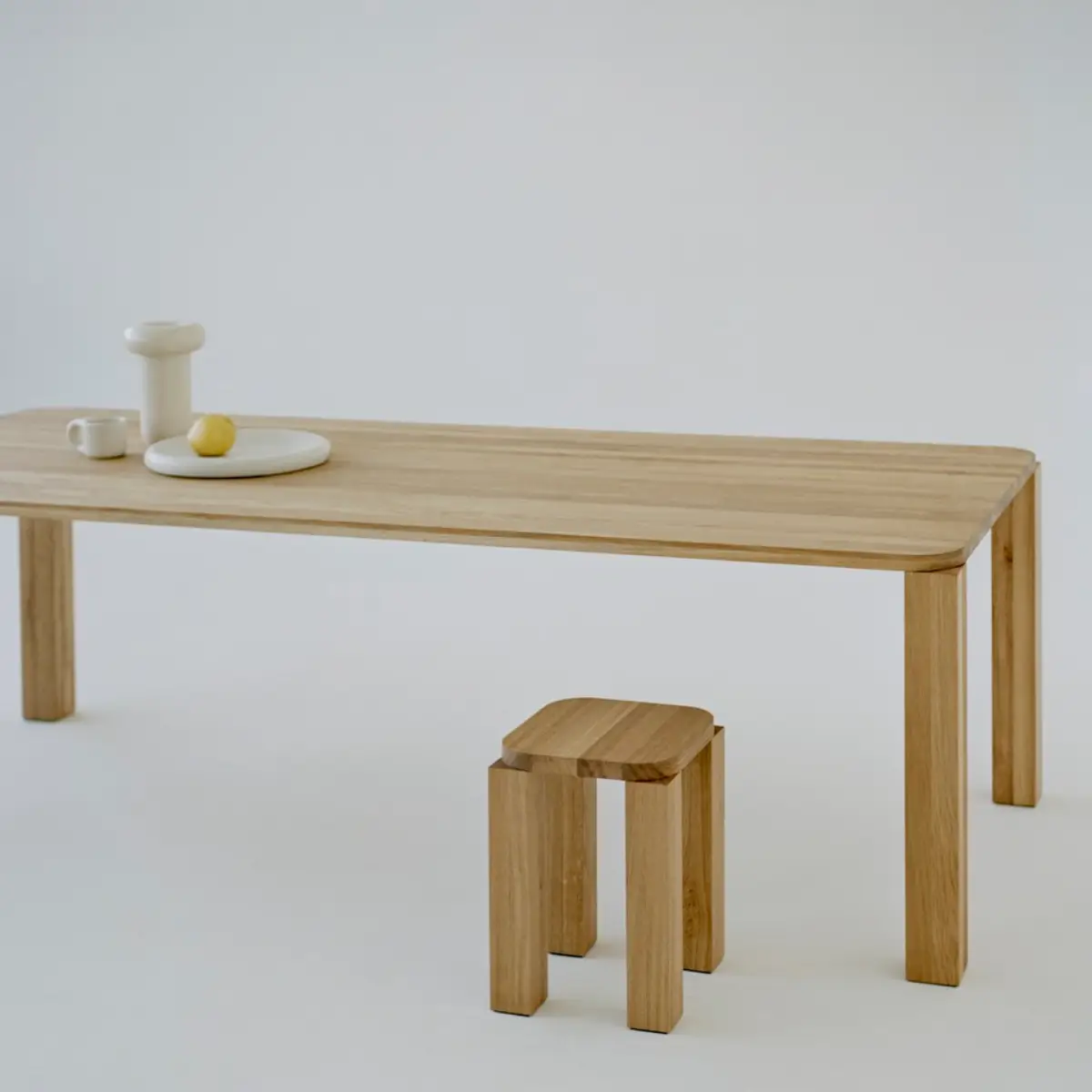 Atlas Dining Table 250x95 Natural Oak