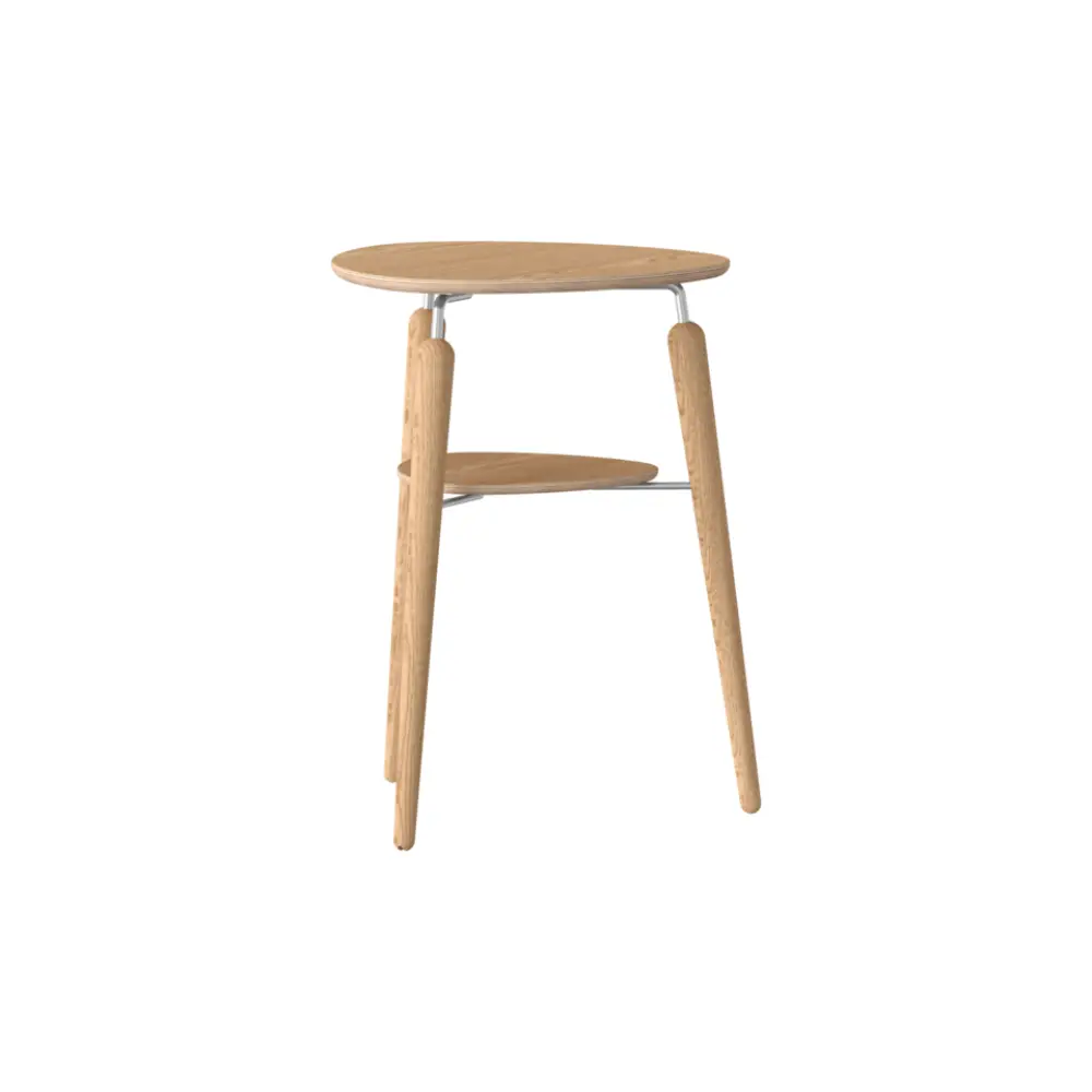 My Spot Side Table  Oak Steel