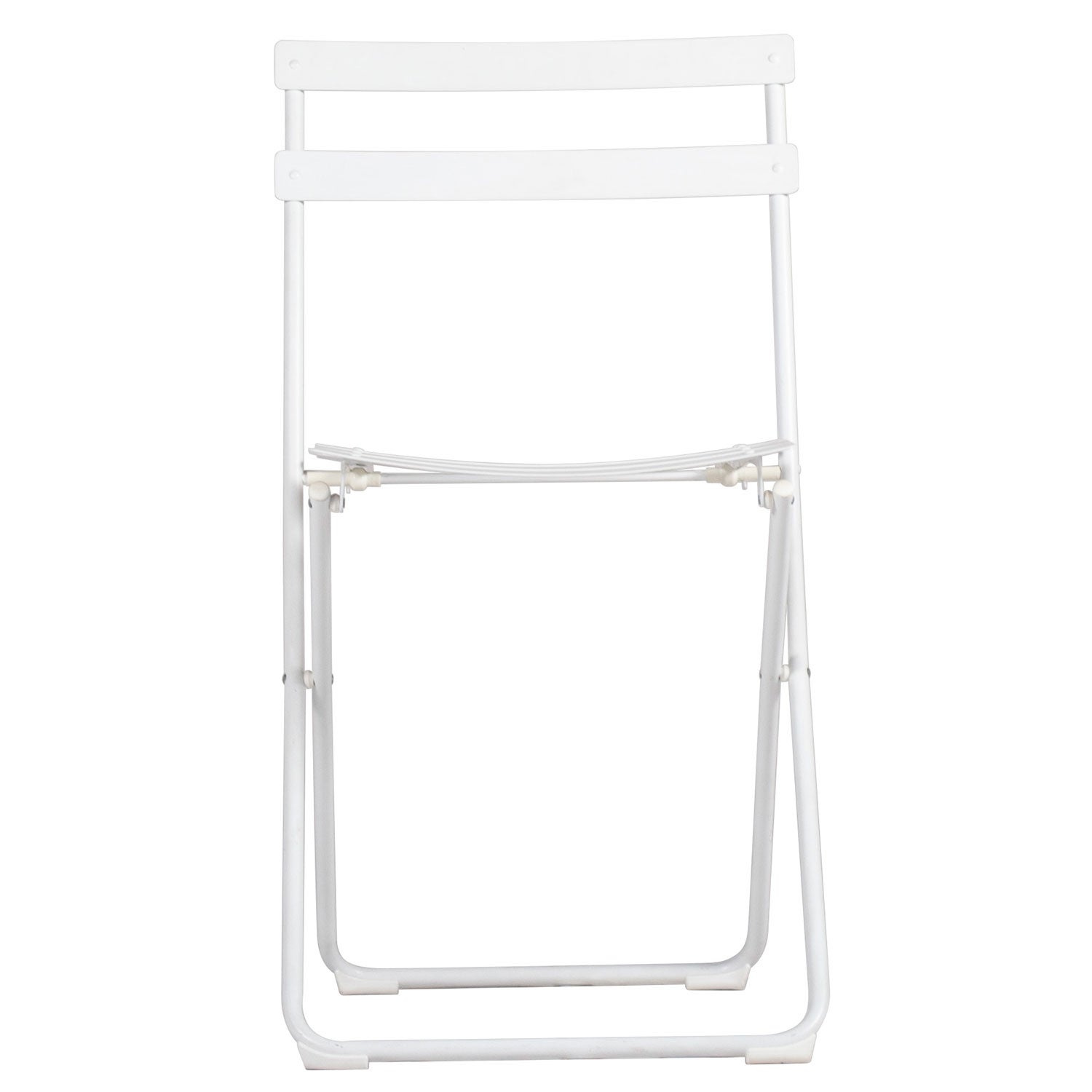 Spring chair white steel