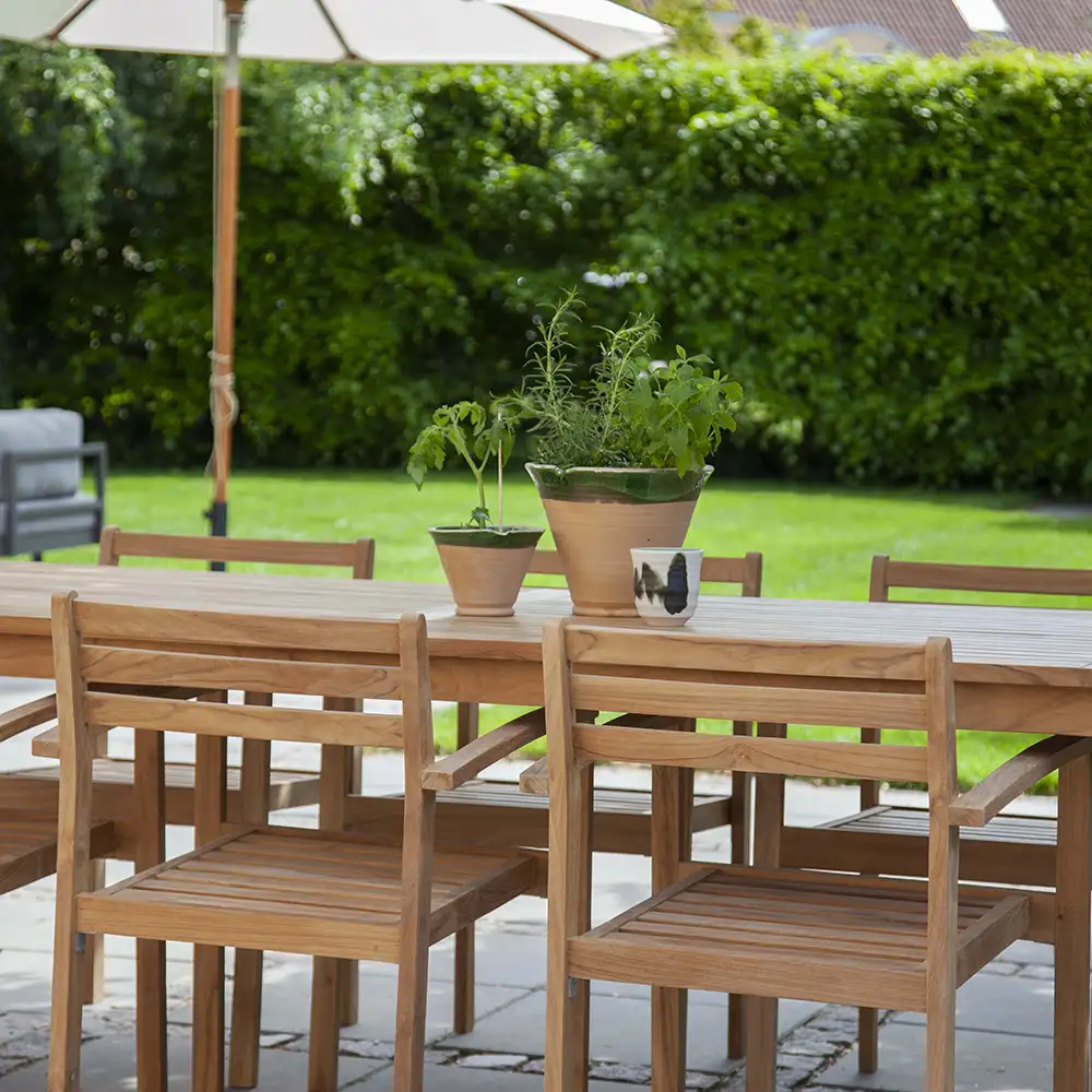 Oxford dining table 90x210 cm teak