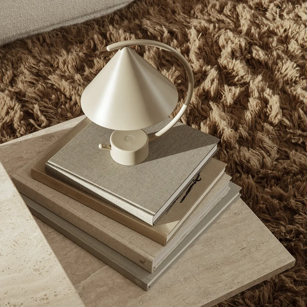 Wool Rug Meadow High Pile L Light Sand