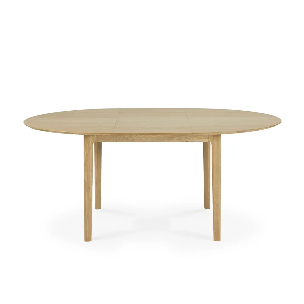 Bok Dining table Ø129-179 cm Oak
