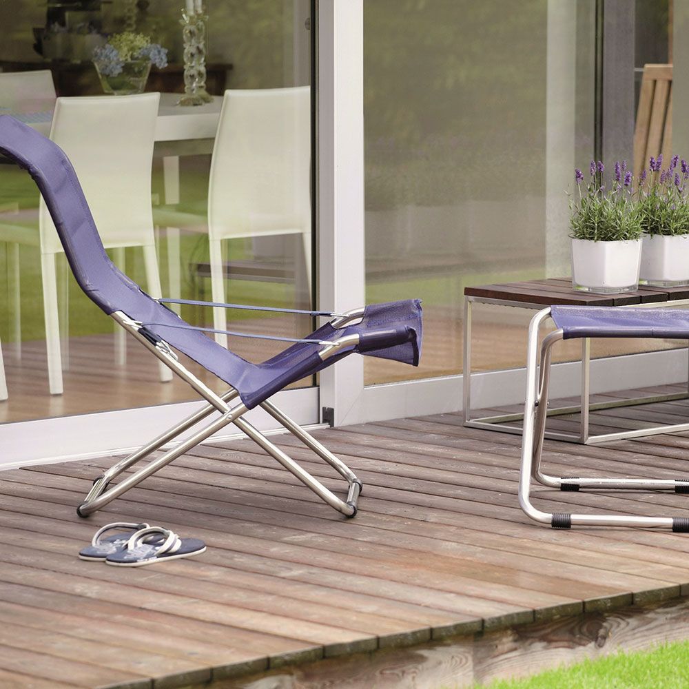 Fiesta recliner taupe aluminium