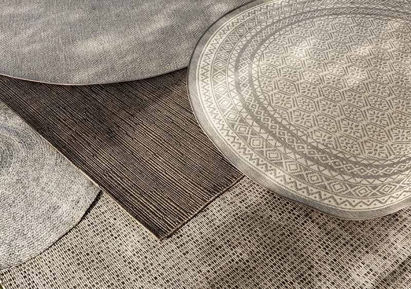 Platani outdoor rug 80x150 cm grey