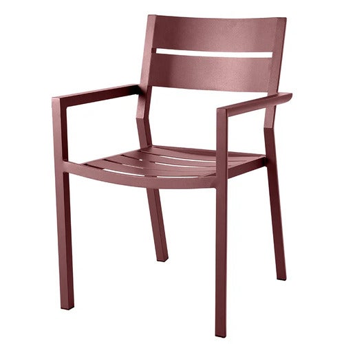 Delia armchair  Zin red