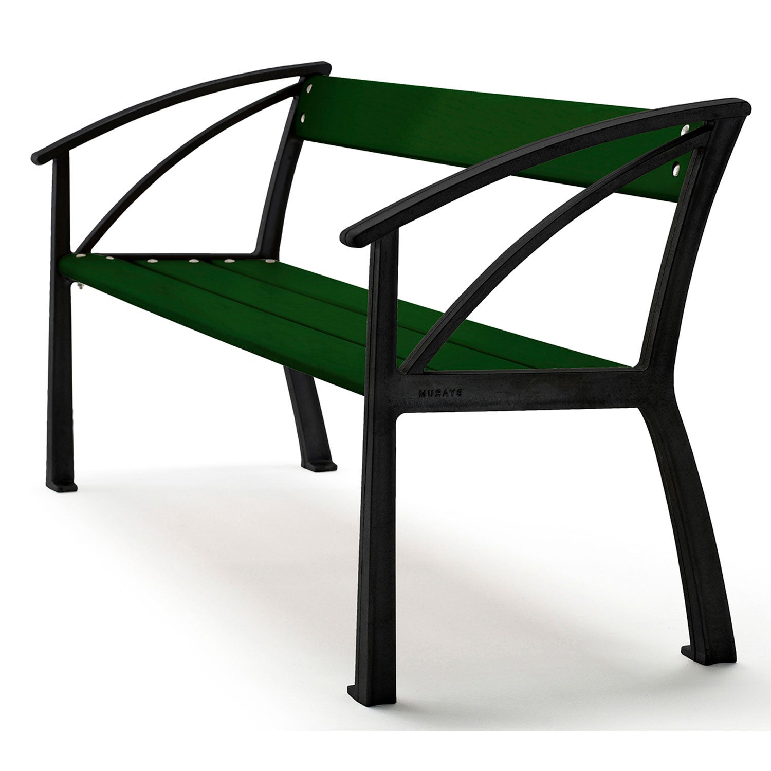 Vasa sofa black green lacquered pine Byarums Bruk