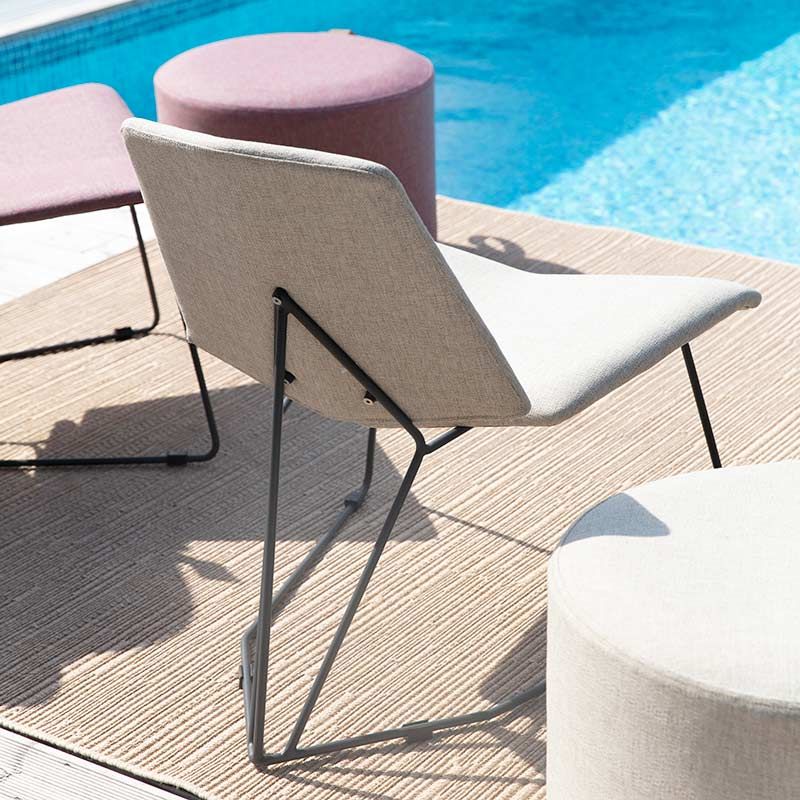 Pollux armchair anthracite/sand