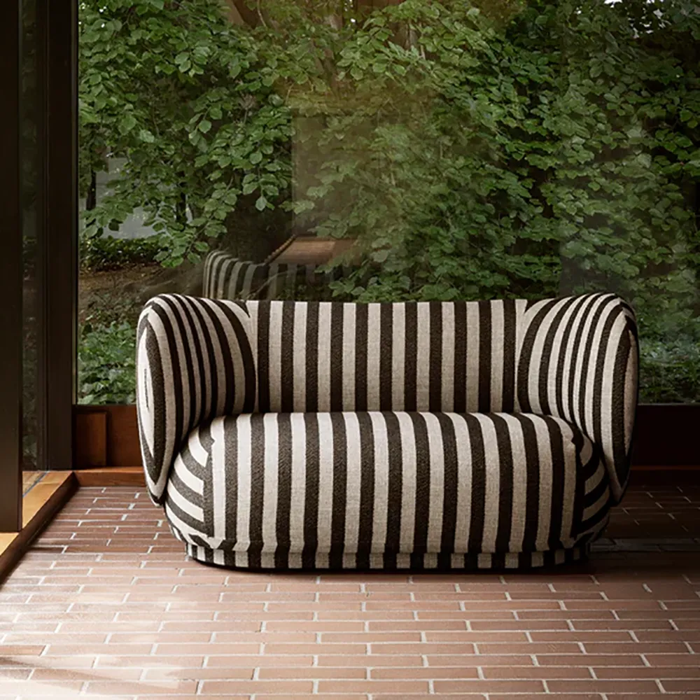 Rico 2-Seater Louisiana - Sand/Black