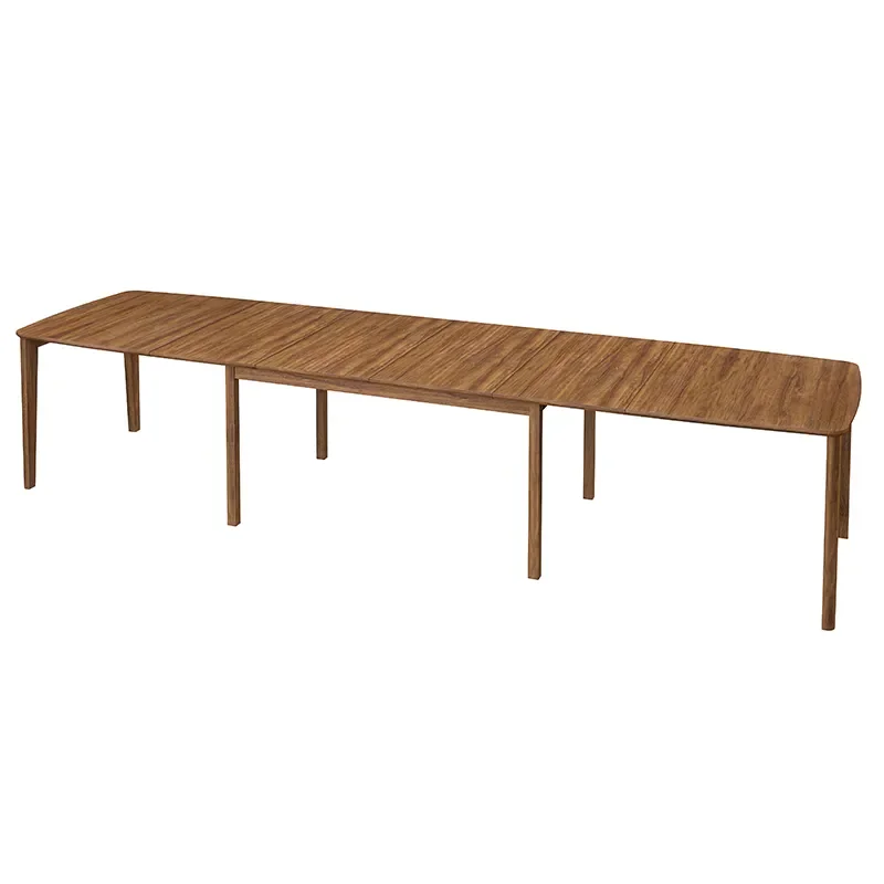 SM107 Dining table 101x160-316-368 cm Natural oiled walnut