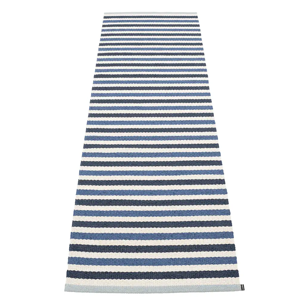 Teo Carpet 70x240vcm Denim/Dark Blue/Vanilla