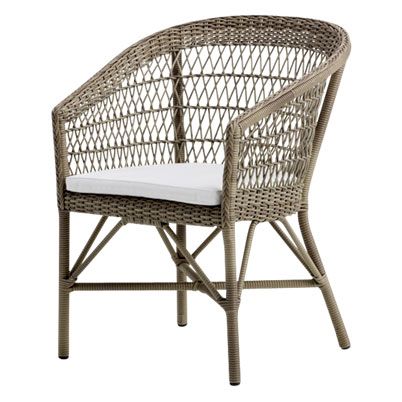 Emma chair antique outdoor rattan