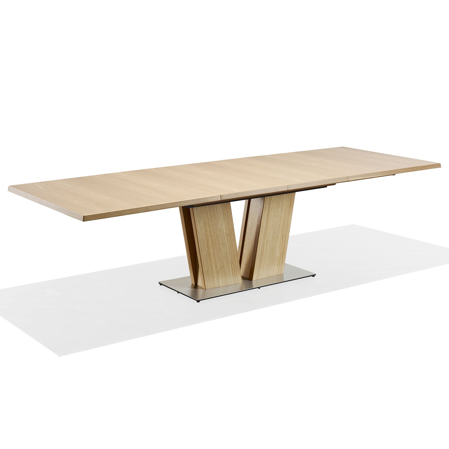 Sm37 Table Oak Lacquer 176-276X100X74cm