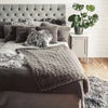 Fluffy Cushion Cover 45x45 cm Grey