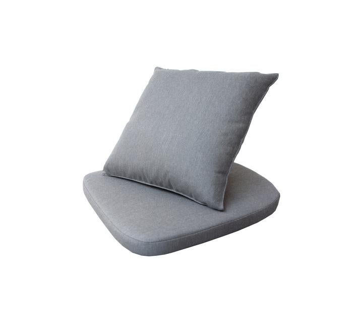 Moments Chair Cushioned Grey