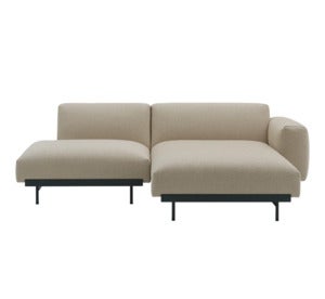 In Situ 2-seater modular sofa - Config 7 - Ecriture240/Black