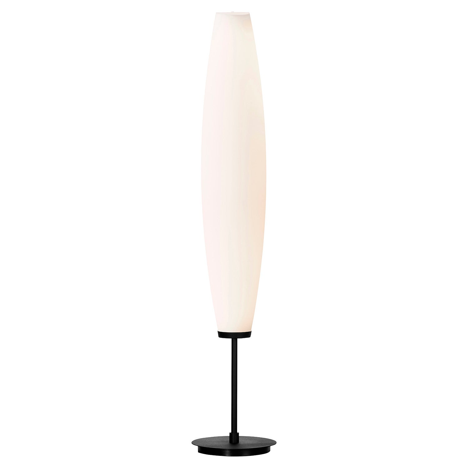 Zenta Floor Lamp Black Texture/Opal Glass Led Incl. Light Source