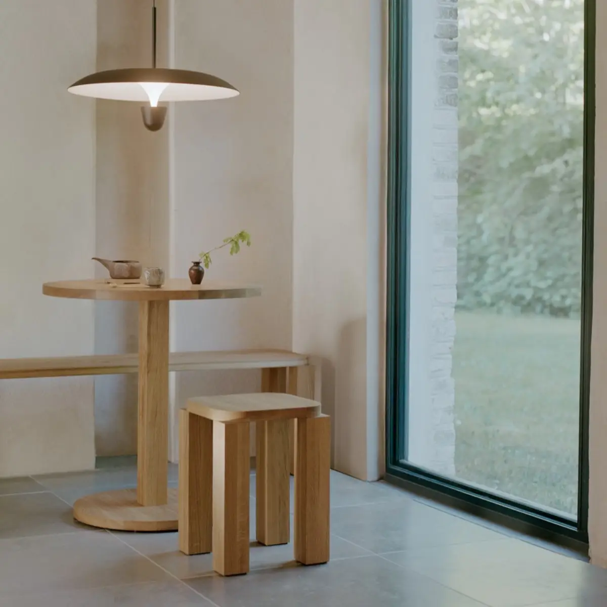 Atlas Bistro Table Ø70cm Oak