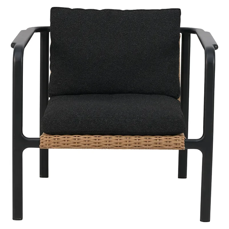 Motty armchair    Black / Teddy Black