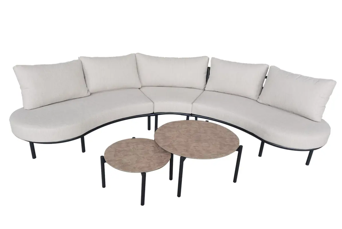 Solnäs Sofa Set Black