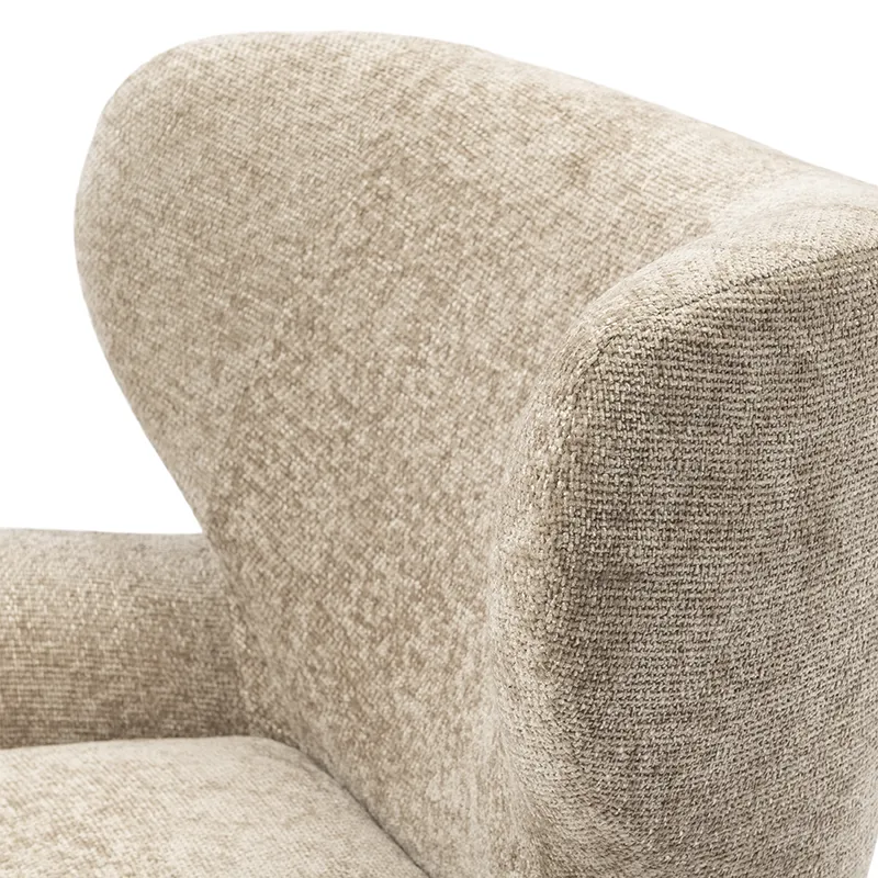 Courchevel Wing Chair open weave beige